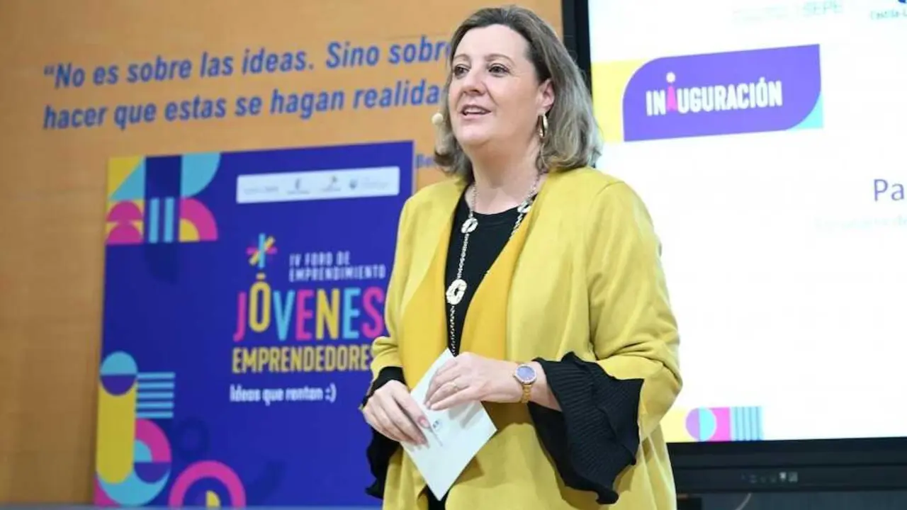 La consejera de Economía, Empresas y Empleo, Patricia Franco, ha inaugurado en el IES “Ribera del Tajo” de Talavera de la Reina (Toledo), el IV Foro de Emprendimiento de Castilla-La Mancha